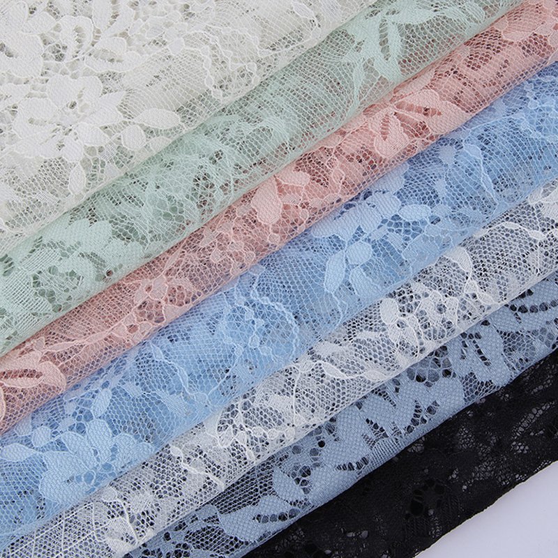 Lace Fabric Dress Floral Polyester for Women's Wear Wholesale Supplier 6